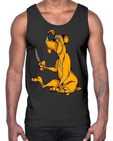 dog 107#- dogs- Cotton Tank