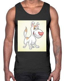 dog 114#- dogs- Cotton Tank