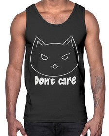 Dont Care- cats- Cotton Tank