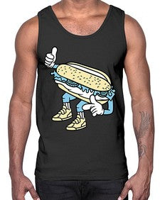 Enjoy bite me 119#- cartoon food- Cotton Tank