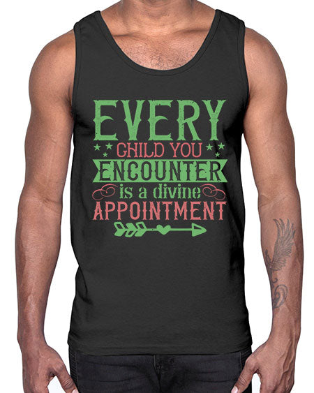 Every child you encounter is a divine appointment Style 76#- kids- Cotton Tank