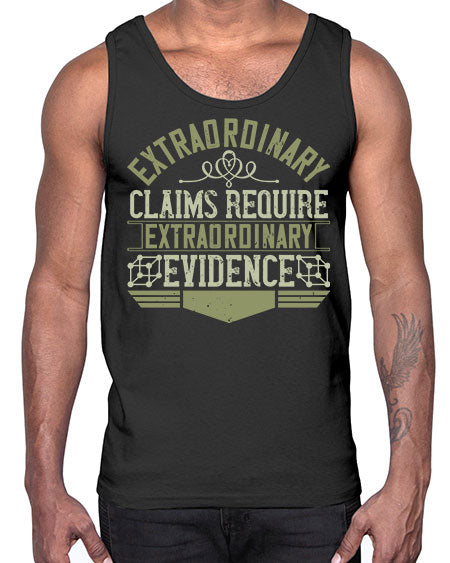 Extraordinary claims require extraordinary evidence 293#- general science- Cotton Tank