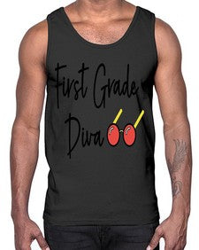 First Grade Diva 124#- first grade- Cotton Tank