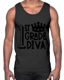 First Grade Diva 127#- first grade- Cotton Tank