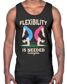 Flexibility is Needed 218#- yoga- Cotton Tank