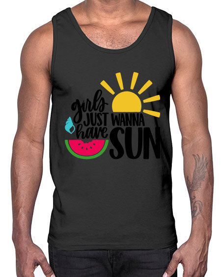 Girls Just Wanna Have Sun Style 44#- summer- Cotton Tank
