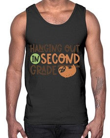 Hanging Out in Second 235#- second grade- Cotton Tank