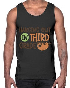 Hanging Out in Third 236#- third grade- Cotton Tank