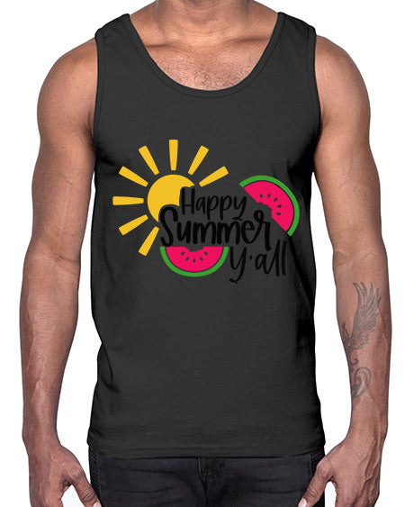 Happy Summer Yall Style 41#- summer- Cotton Tank