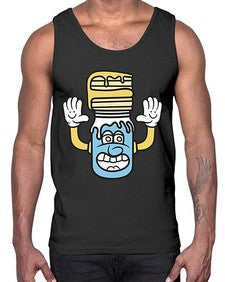 Happy me 136#- cartoon food- Cotton Tank
