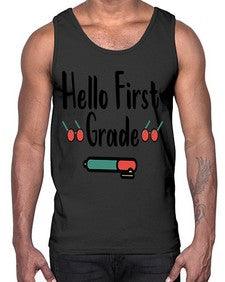 Hello First Grade 273#- first grade- Cotton Tank