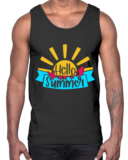 Hello Summer Style 38#- summer- Cotton Tank