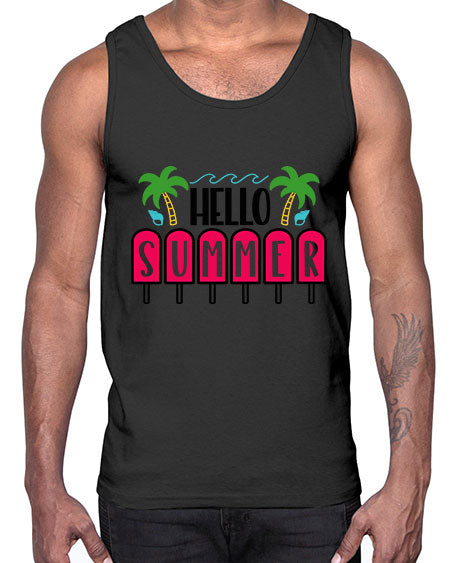 Hello Summer Style 39#- summer- Cotton Tank