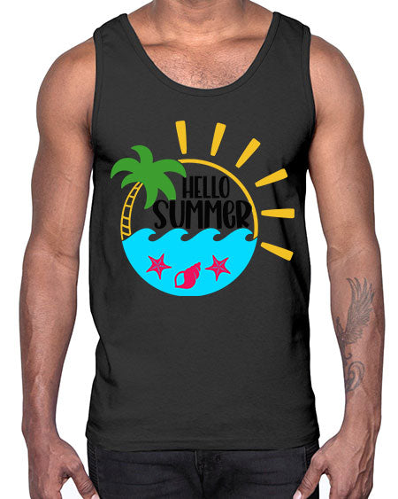 Hello Summer Style 40#- summer- Cotton Tank