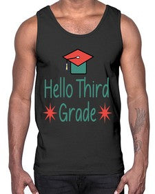 Hello Third Grade 345#- seventh grade- Cotton Tank