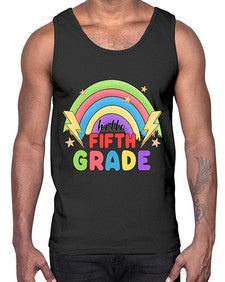 Hello fifth Grade Rainbow 266#- fifth grade- Cotton Tank