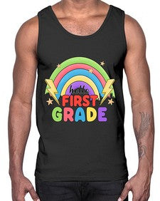 Hello first Grade Rainbow 280#- first grade- Cotton Tank