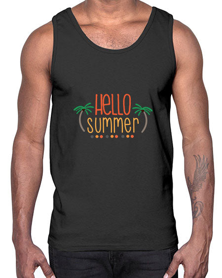 Hello summer 96#- summer- Cotton Tank