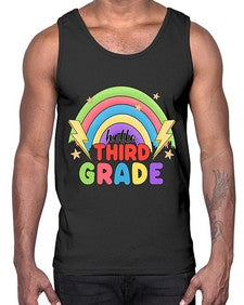 Hello third Grade Rainbow 348#- third grade- Cotton Tank