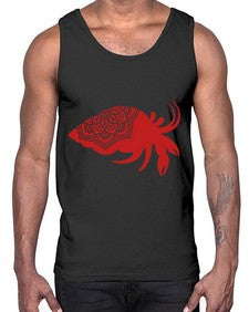 HermitCrabMandala 518#- mandala- Cotton Tank