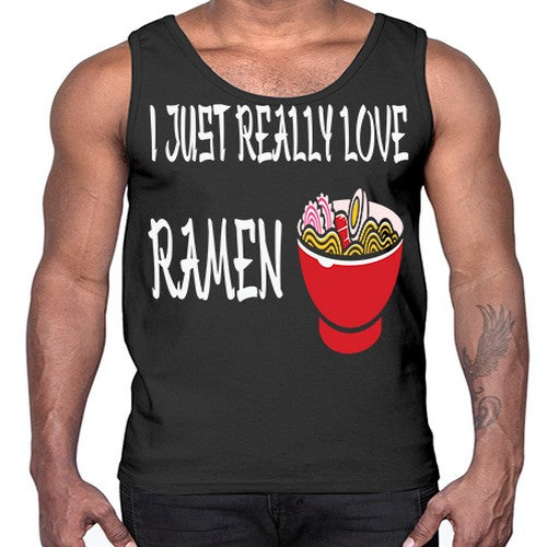 I Just Love Ramen Japanese Anime 238#- anime- Cotton Tank