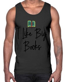 I Like Big Books 363#- librarian- Cotton Tank