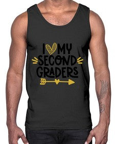 I Love My Second 367#- second grade- Cotton Tank