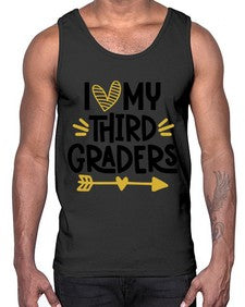I Love My Third 368#- third grade- Cotton Tank