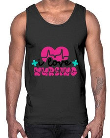 I Love Nursing Style Style 896#- nurse- Cotton Tank