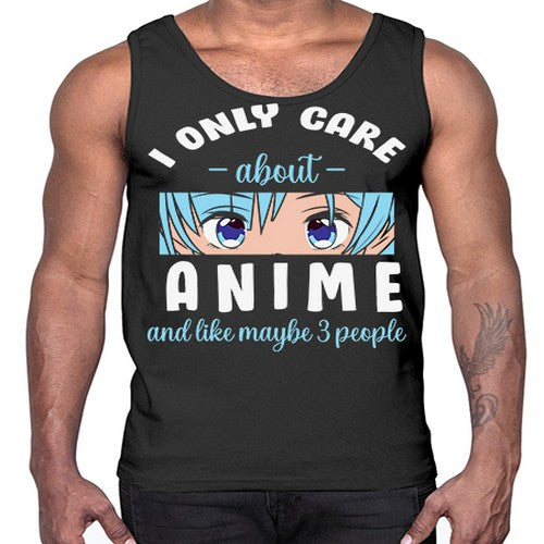 I Only Like People Anime Japanese 241#- anime- Cotton Tank
