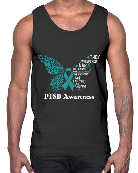 I am the storm PTSD 20#- PTSD- Cotton Tank