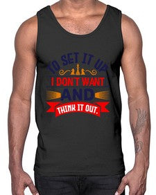 I dont want to set it up and think it out 105#- chess- Cotton Tank