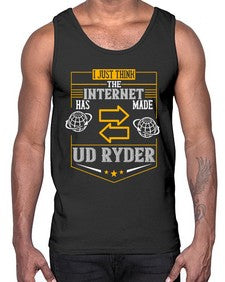 I just think the Internet has made us ryder 75#- internet- Cotton Tank