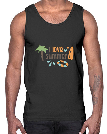 I love summer 91#- summer- Cotton Tank