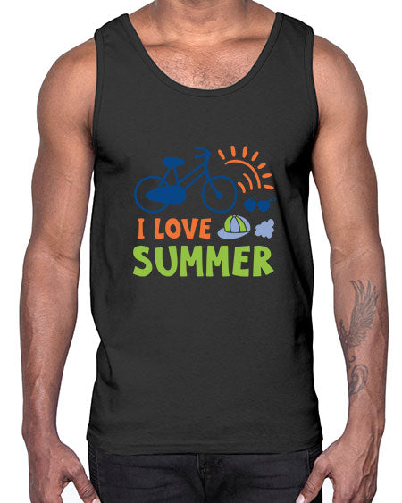 I love summer 92#- summer- Cotton Tank