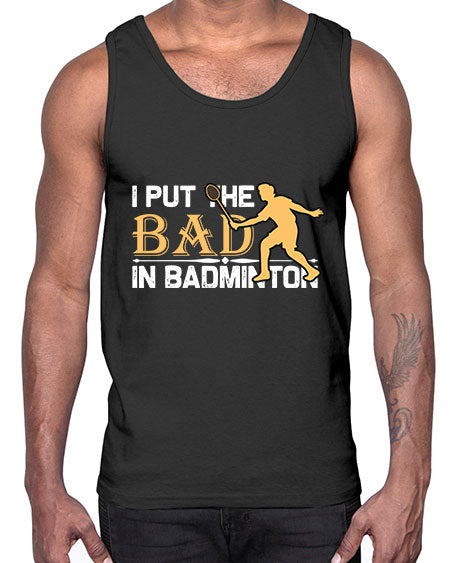 I put 1096#- badminton- Cotton Tank