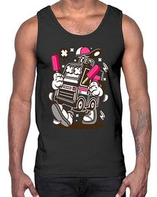 Ice Cream Truck 1173#- ice cream- Cotton Tank