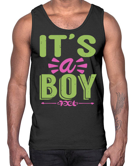 Its A Boy Style 130#- baby- Cotton Tank