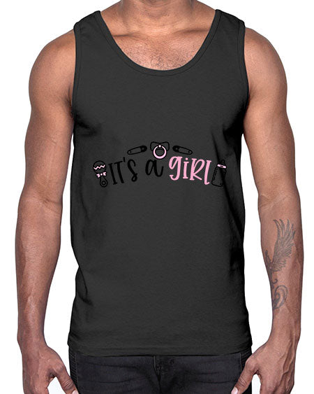 Its A Girl Style 355#- baby- Cotton Tank