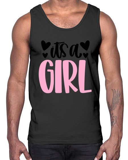Its A Girl Style 356#- baby- Cotton Tank