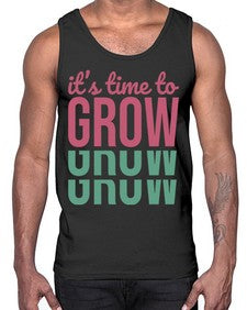 Its Time to Grow 9#- internet- Cotton Tank