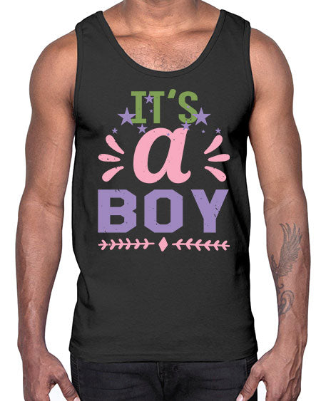 Its a boy Style 131#- baby shower- Cotton Tank