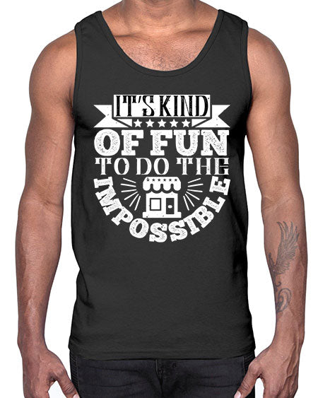 Its kind of fun to do the impossible Style 251#- architect- Cotton Tank