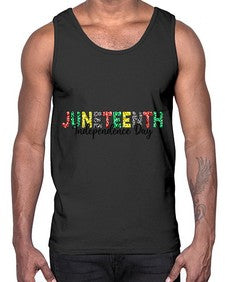 Juneteenth Independence Day 37#- black juneteenth- Cotton Tank