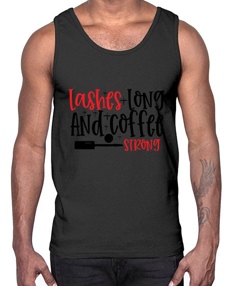 Lashes Long And Coffee Strong Style 232#-makeup Cotton Tank