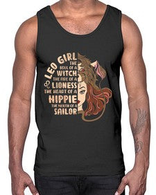 Leo girl 289#- leo- Cotton Tank