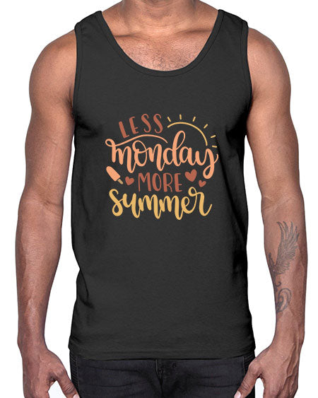 Less monday more summer 90#- summer- Cotton Tank