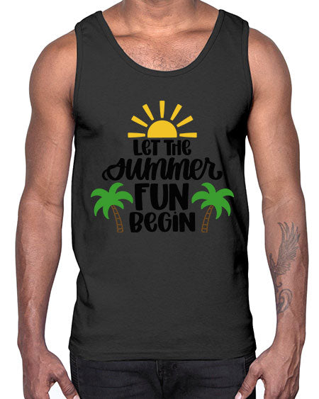 Let The Summer Fun Begin Style 35#- summer- Cotton Tank