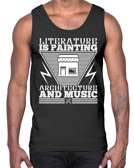 Literature is painting architecture and music Style 275#- architect- Cotton Tank
