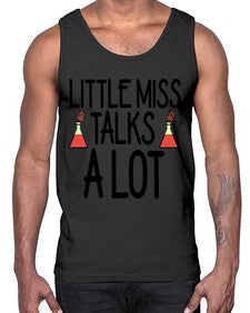 Little miss talks a lot 488#- general school- Cotton Tank